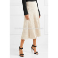 New Fashion Multicolored Tweed Midi Skirt DEM/DOM Manufacture Wholesale Fashion Women Apparel (TA5155S)